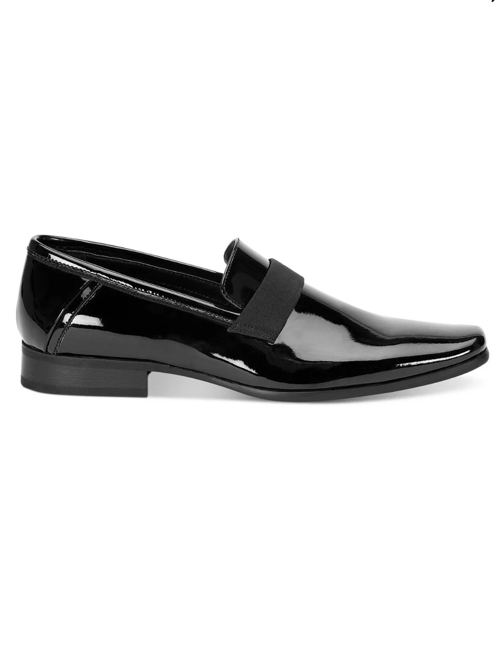 Calvin Klein Men's Bernard Patent Slip-on Loafer Size 8.5M